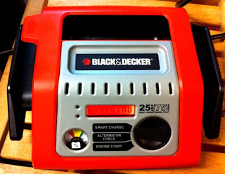 black and decker car battery charger