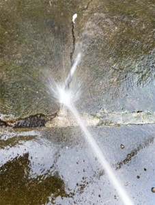 How to get rid of weed on your cement cracks.  Removing weed off cracks in concrete.